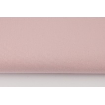 Drill, 100% cotton fabric in a plain powder dirty pink colour