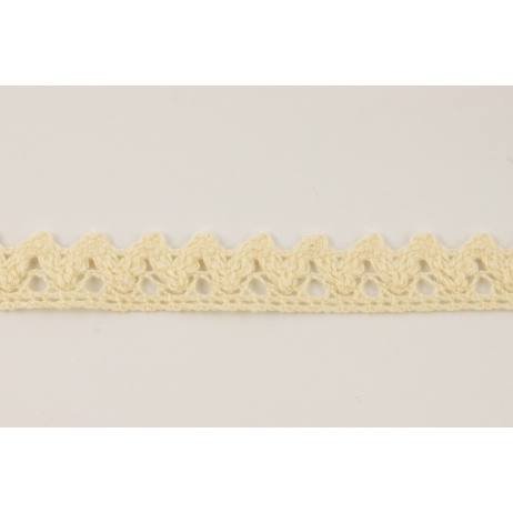 Cotton lace 15mm in a cream color No. 2