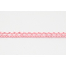 Cotton lace 9mm in a pink color