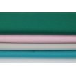 Drill, 100% cotton fabric in plain emerald colour