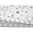 Cotton 100% dark gray stars XL on a white background