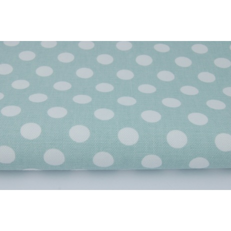 Home Decor, dots 12mm on a mint background 220g/m2