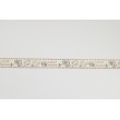 Cotton ribbon with a motive of travel on a natural background 20mm