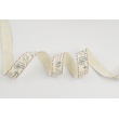 Cotton ribbon with a motive of travel on a natural background 20mm