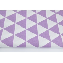 Cotton 100% triangles violet