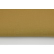Drill, 100% cotton fabric in a plain dark beige colour 260g/m2