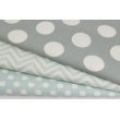 HOME DECOR large polka dots on a gray background 220g/m2