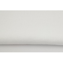 100% plain linen in white color, softened