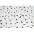 Cotton 100% painted arrows on a white dotted background