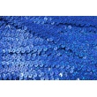 Sequin ribbon blue 20mm, elastic (hologram)