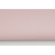 Waffle 100% cotton fabric, plain powder, dirty pink mtk