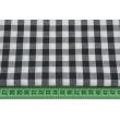 Bawełna 100% kratka vichy, dwustronna czarna 1cm (2)