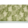 Home Decor, green palm leaves on a natural background 220g/m2