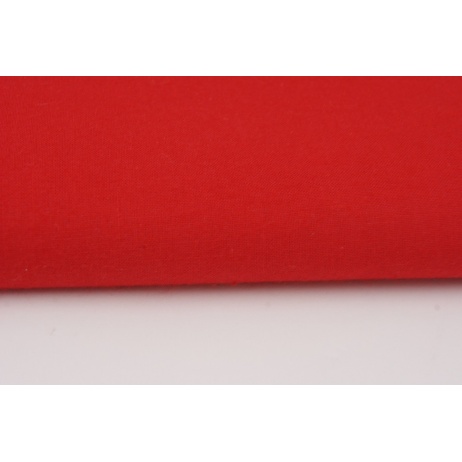 Bawełna 100% czerwona jednobarwna 120g/m2