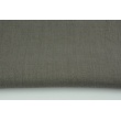 100% plain linen in a smoky gray color, softened