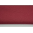 Thick clothing cotton fabric with elastane, beetroot color