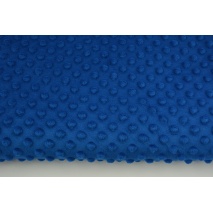 Dimple dot fleece minky in cobalt color 380 g/m2