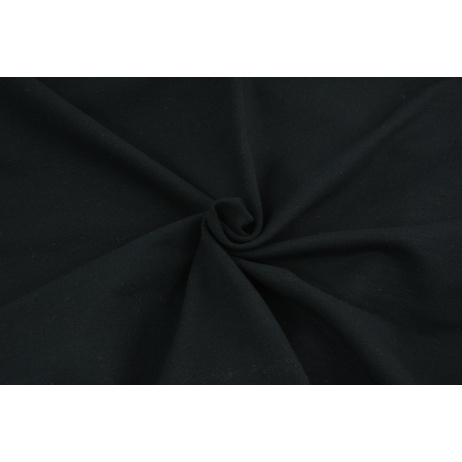 Looped knitwear plain black
