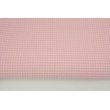 Cotton 100%, waffle fabric, plain light pink