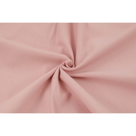 Looped knitwear plain smoky pink
