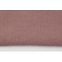 100% plain linen in a marsala pink color, softened