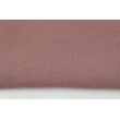 100% plain linen in a marsala pink color, softened