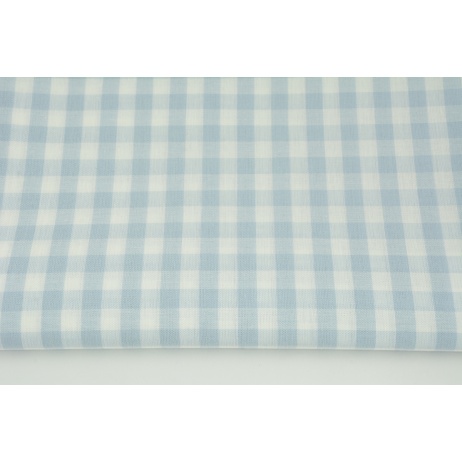 Cotton 100% double-sided baby blue vichy check 1cm (2)