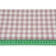 Cotton 100% double-sided dirty pink vichy check 1cm