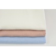 100% plain linen in a blue color, softened