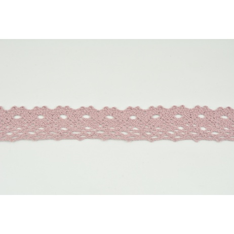 Cotton lace 28mm in a dirty heather color NO 2