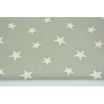 Decorative fabric, stars on a gray bakcground 168 g/m2