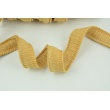 Ribbon with fringes mustard 3cm