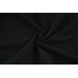 Double gauze 100% cotton plain black 2