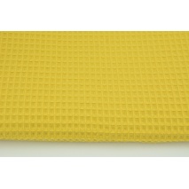 Cotton 100% waffle, curry CZ 160 cm