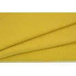 Double gauze 100% cotton golden mini stars on a mustard background
