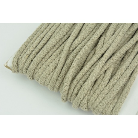 Cotton Cord 6mm chilly beige (soft)
