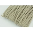 Cotton Cord 6mm chilly beige (soft)
