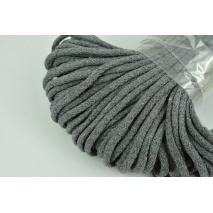 Cotton Cord 6mm dark gray (soft)