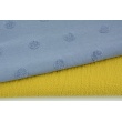Cotton 100%, fabric with texture, mustard 155/m2