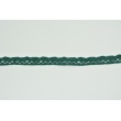 Cotton lace 15mm in an emerald color (wave)