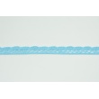 Cotton lace 15mm in a medium turquoise color (wave)