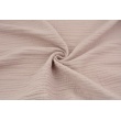 Double gauze 100% cotton plain powder pink