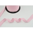 Cotton bias binding pink vichy check pattern NO. 2
