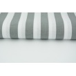 Cotton 100% dark gray stripes 15mm