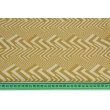 Decorative fabric, mustard geometric pattern on a linen background 200g/m2