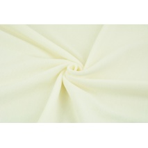 Knitwear 100% cotton velour, creamy II quality