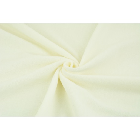 Knitwear 100% cotton velor, creamy