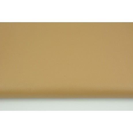 Imitation leather, medium beige (smooth) 520g/m2
