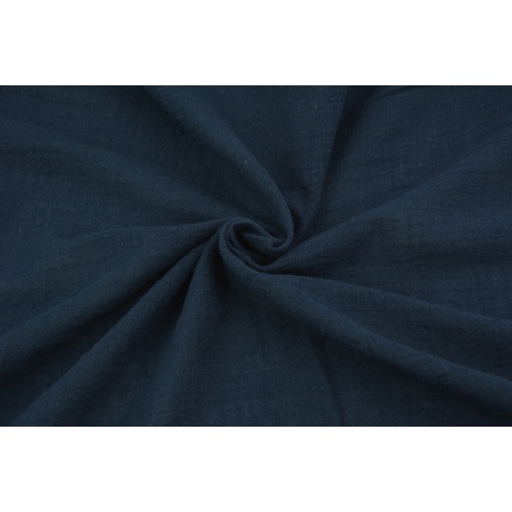 Cotton fabric, navy blue AR