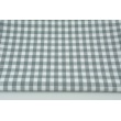 Cotton 100% double-sided grey vichy check 1cm